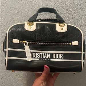 Dior Black and White Toiletry Bag